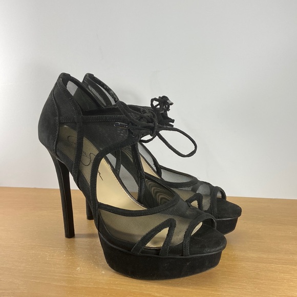 Jessica Simpson Shoes - Jessica Simpson Carmita Mesh Platform Heels Women’s Size 9
